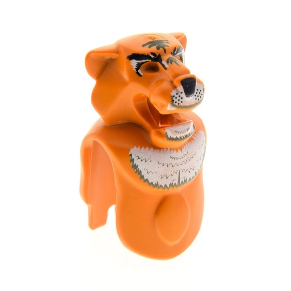 1 x Lego System Figur Tigurah Torso Oberteil Kopf erd orange für Orient Expedition Tier Tiger Tygurah's Roar 7411 tygurah x254px1