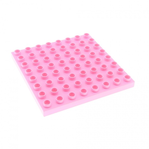1x Lego Duplo Bau Platte 8x8 rosa pink 6192694 51262 74965 93517