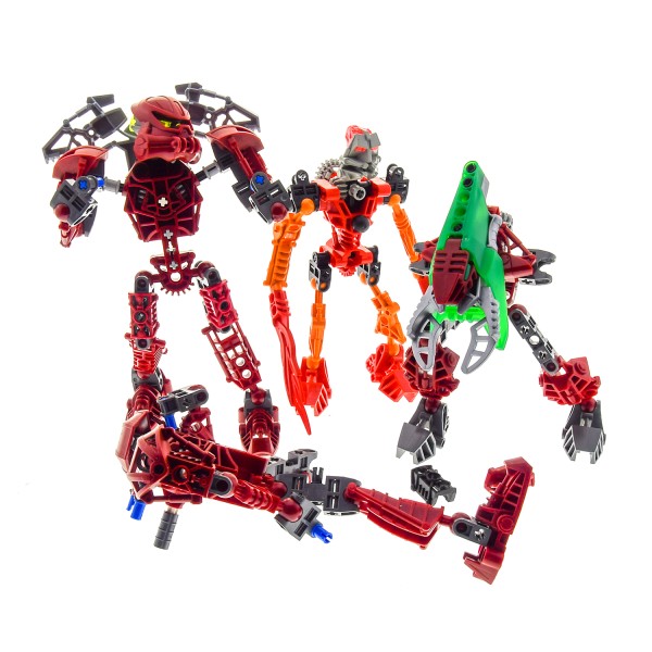 1 x Lego Bionicle Teile Set für Modelle Technic 8601 Toa Vakama 8614 Vahki Nuurakh rot incomplete unvollständig