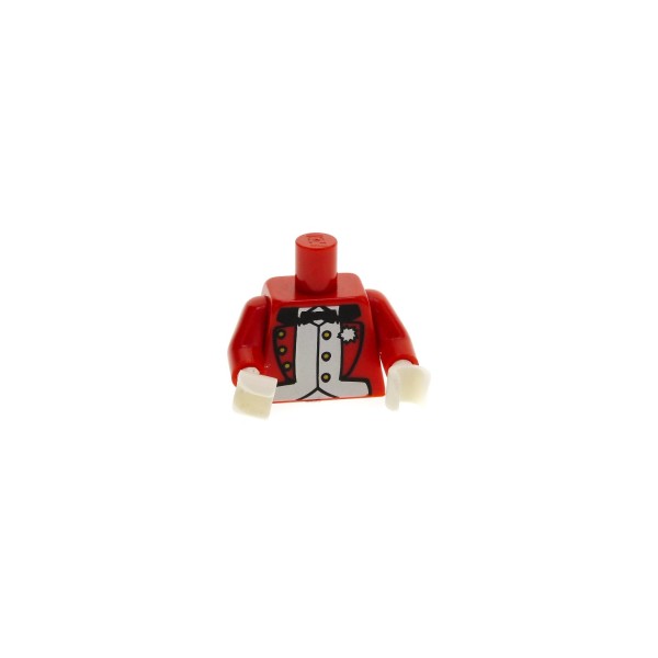 1x Lego Figur Torso Minifiguren Serie 2 Zirkus Direktor rot col019 973pb0716c01