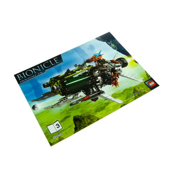 1 x Lego Bionicle Bauanleitung Heft 3 A4 für Set Battle Vehicles Rockoh T3 8941