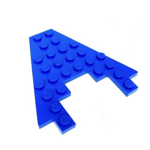 1x Lego Keil Flügel Bau Platte 8x8 blau mit Ausschnitt 3x4 Boot Bug 6834 6104