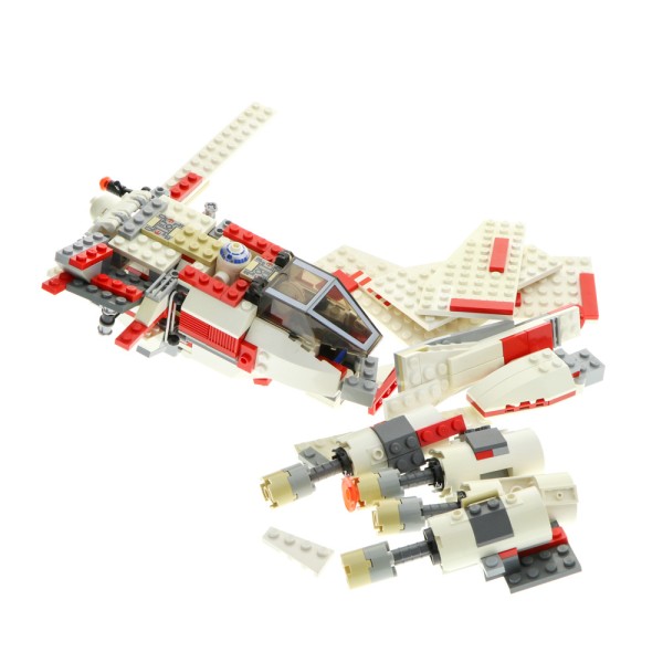 1x Lego Teile für Set Star Wars X-Wing Fighter 6212 weiß vergilbt unvollständig