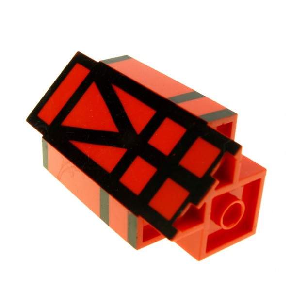 1x Lego Mauerteil B-Ware abgenutzt 3x3x6 rot Ecke Panele Wand 10000 2345p01