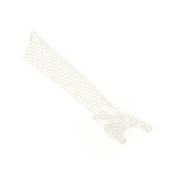 1x Lego Bionicle Waffe Flügel transparent weiß 22x3 Hologramm Muster 6228 61798