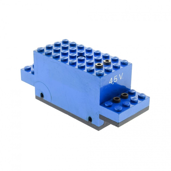1x Lego Elektrik Zug Motor 4.5V blau 12x4x4 Typ A Druck 4,5 V geprüft bb0007c01pb02