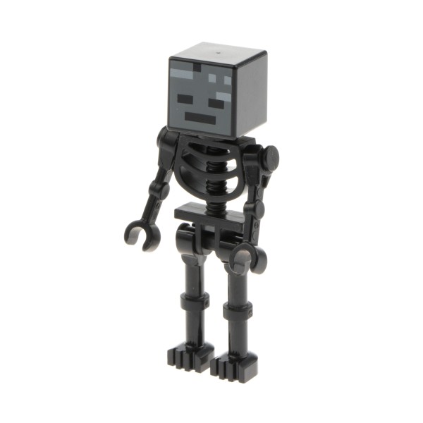 1x Lego Figur Minecraft Skelett Wither schwarz 59230 23769 19729pb010 60115 min025
