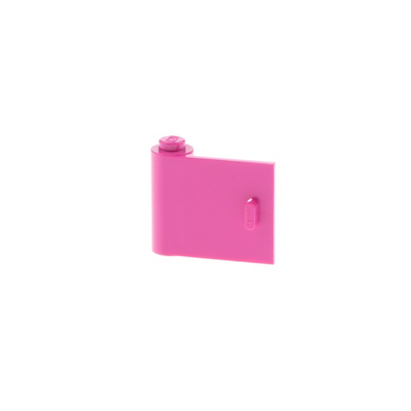 1x Lego Tür Blatt 1x3x2 links dunkel pink Griff offen Noppe voll 4284518 3189