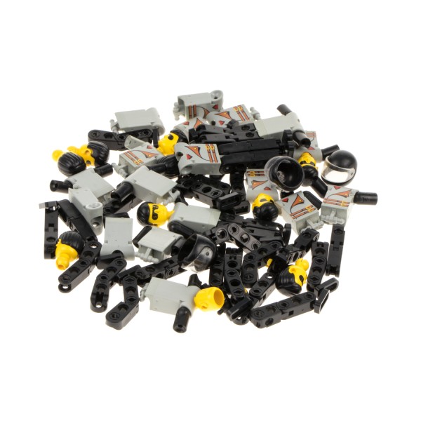 1x Lego Technic Teile Set Figur B-Ware Mann grau schwarz 2 Gürtel 8244 tech012