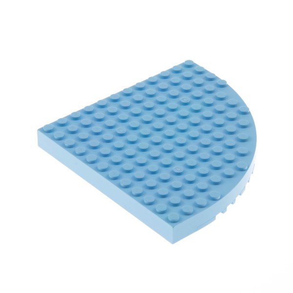 1x Lego Bau Platte rund Ecke 12x12 hell blau viertel Kreis 4213197 42484 6162