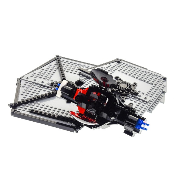 1x Lego Set Star Wars TIE Fighter 75101 schwarz mit 1 Figur unvollständig