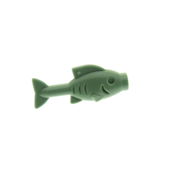 1x Lego Tier Fisch sand grün Fische Figur Zubehör Set col03 col05 4609980 64648