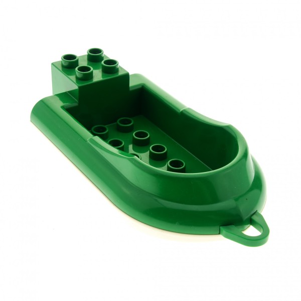 1x Lego Duplo Boot B-Ware abgenutzt grün weiß Schlauchboot 31079c02 31078c02