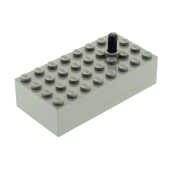 1 x Lego System Eisenbahn Zug manueller Signal Umschalter 4x8x1 2/3 alt-hell grau Box für Set 7856 73112