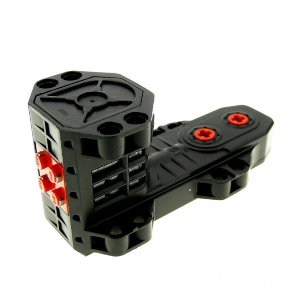1 x Lego Technic Electric Motor B-Ware abgenutzt schwarz rot RC Race Buggy Racers Kran Radio Auto Control Motor Elektrik geprüft Set 8475 8376 8421 8366 4177239 5292