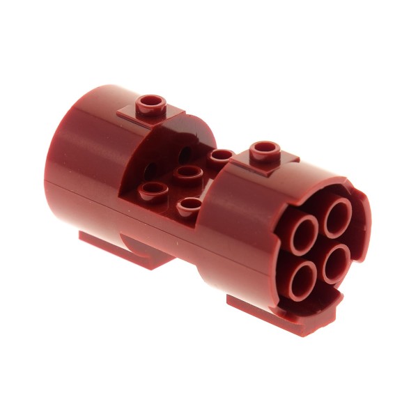 1 x Lego System Zylinder rot 3 x 6 x 2 2/3 3x6x2 2/3 Noppen leer Turbine Triebwerk Düse für Set Star Wars A-wing Fighter 7134 30360