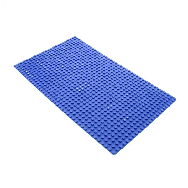 1x Lego Bau Platte 24x40 Basic blau Punkte Markierung 369 575 x244px1