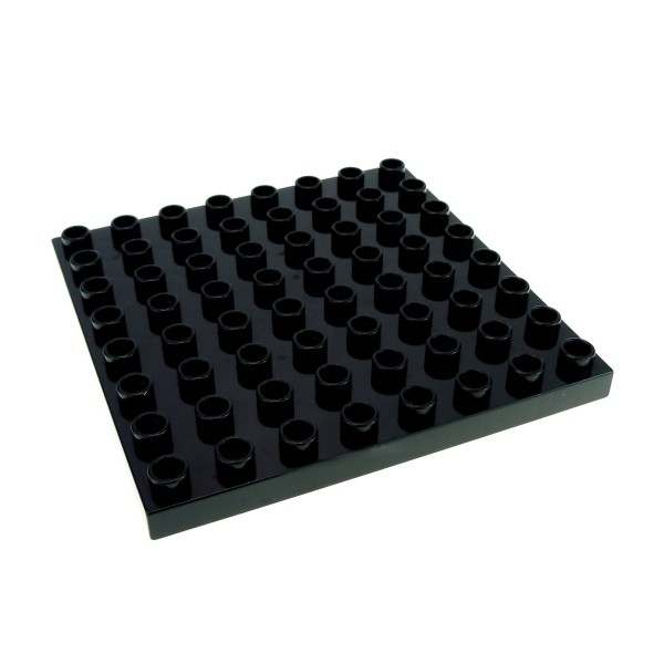 1x Lego Duplo Bau Basic Platte 8x8 schwarz Grundplatte Set 9240 4246955 51262