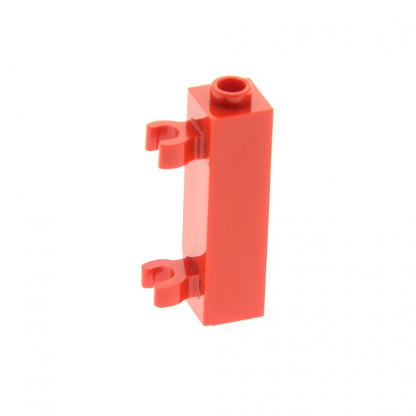 1x Lego Tür Zarge 1x1x3 rot Clip Halterung vertikal 4563682 42944 60583b