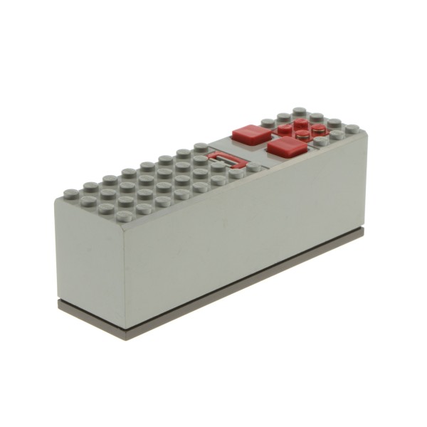 1x Lego Elektrik Batteriekasten 9V DEFEKT 4x14x4 alt-hell grau Technic 2847c01