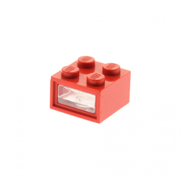 1x Lego Elektrik Licht Stein 4.5V rot 2x2 2 Kabel Löcher geprüft 08010cc01