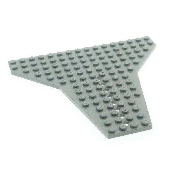 1x Lego Keil Bau Platte B-Ware abgenutzt 16x14 alt-hell grau Ecke Flügel 6219