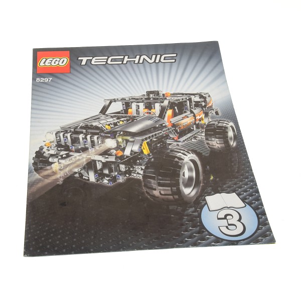 1x Lego Technic Bauanleitung Heft 3 Off-Road Gelände Wagen Auto 8297