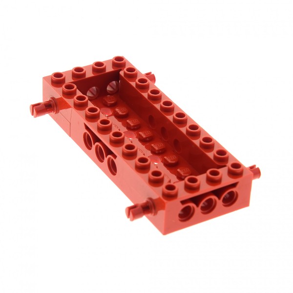 1 x Lego System Fahrgestell rot 4 x 10 x 1 1/3 LKW Unterbau Platte Chassis 30643 