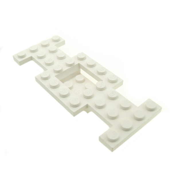 1 x Lego System Fahrgestell weiss 4 x 10 x 2/3 LKW Unterbau Platte Chassis 4212b