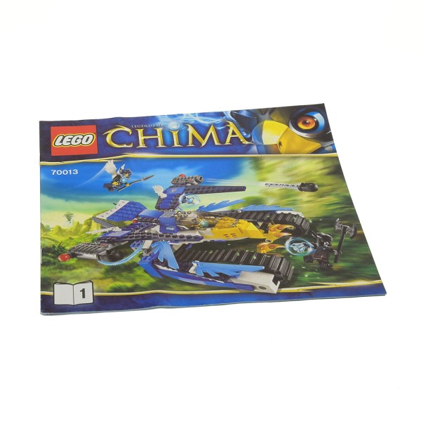 1x Lego Bauanleitung Heft 1 Legends of Chima Equilas Ultra-Stürmer 70013