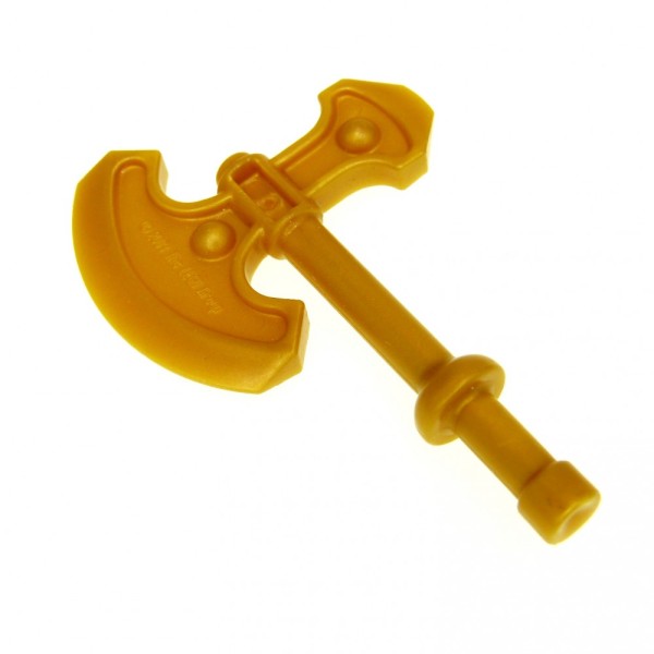 1x Lego Duplo Waffe Axt perl gold Beil Ritter Burg Knight Castle 4280295 51996