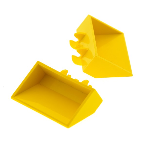 2x Lego Bagger Schaufel 3x5x1 1/3 gelb Baustelle Fahrzeug 343324 3433