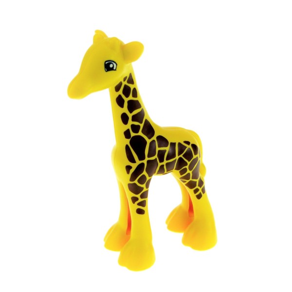 1x Lego Duplo Tier Giraffe Baby gelb Punkte braun Zoo 6144 45012 bb0443c01pb01