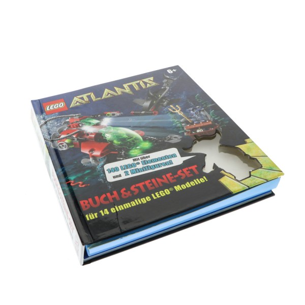 1x Lego Set Atlantis Buch ohne Steine (Hardcover) 9783831016921 unvollständig