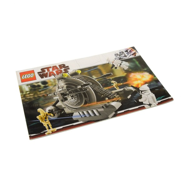 1 x Lego System Bauanleitung A5 für Set Star Wars Clone Wars Corporate Alliance Tank Droid 7748