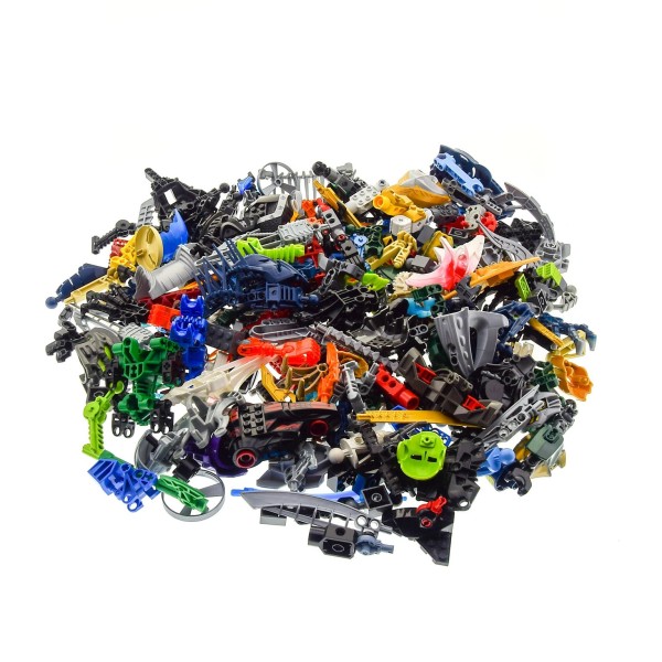 1 kg Lego Bionicle Hero Factory Slizer Knights Kingdom Technic Mischung Kiloware Form und Farbe der Steine zufällig gemischt 1000 g Sortierung