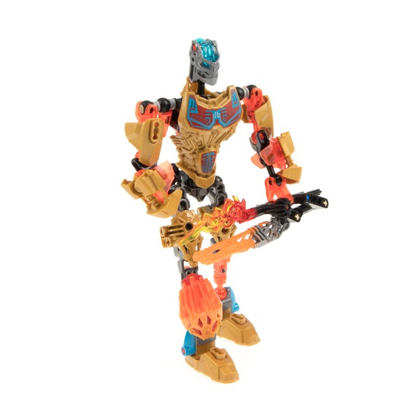 1x Lego Bionicle Figur Set Tahu Uniter of Fire 71308 rot gold unvollständig