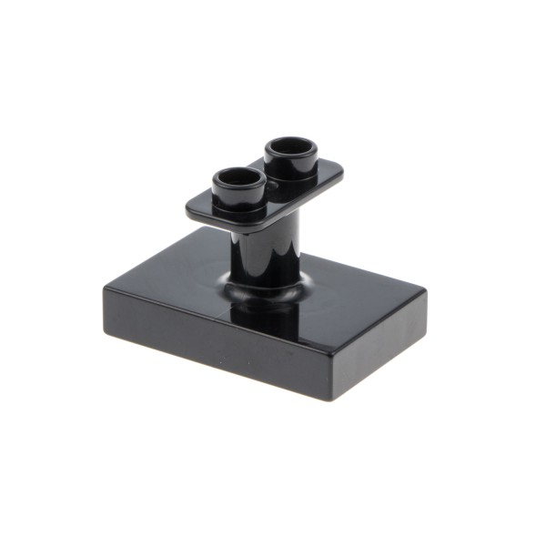 1x Lego Duplo Stütze 2x3x1 schwarz Träger Säule Schirm Ständer kurz 94301