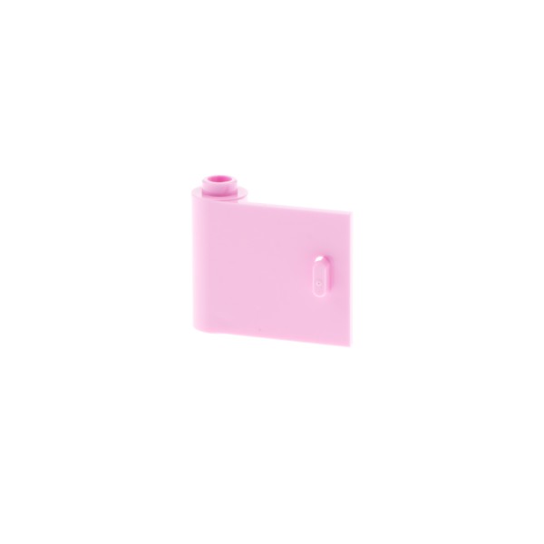 1x Lego Tür Blatt 1x3x2 links hell pink rosa Griff offen Boden Scharnier 92262