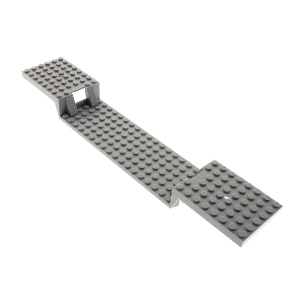 1x Lego Fahrgestell Platte 6x34x3 neu-hell grau Auflieger Eisenbahn 4567526 87058