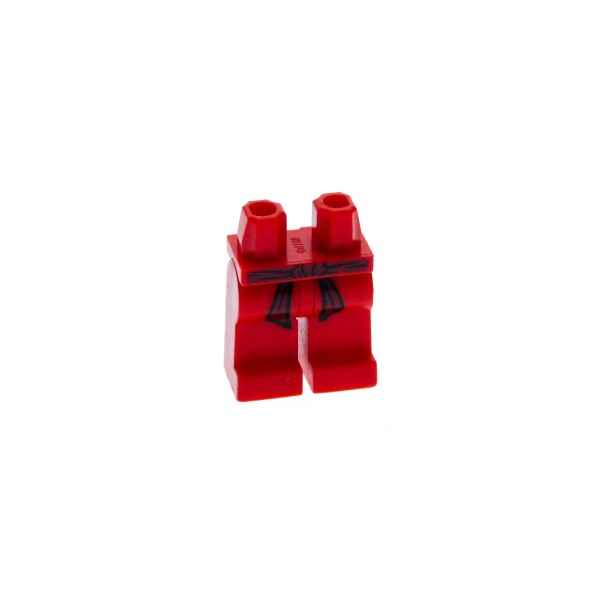 1 x Lego System Beine Hose Figur Mann Ninjago Kai rot Kimono Gürtel dunkel rot bedruckt Ninja für njo007 970c00pb091