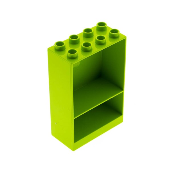 1x Lego Duplo Möbel Schrank B-Ware abgenutzt 2x4x5 lime grün 6171016 27395