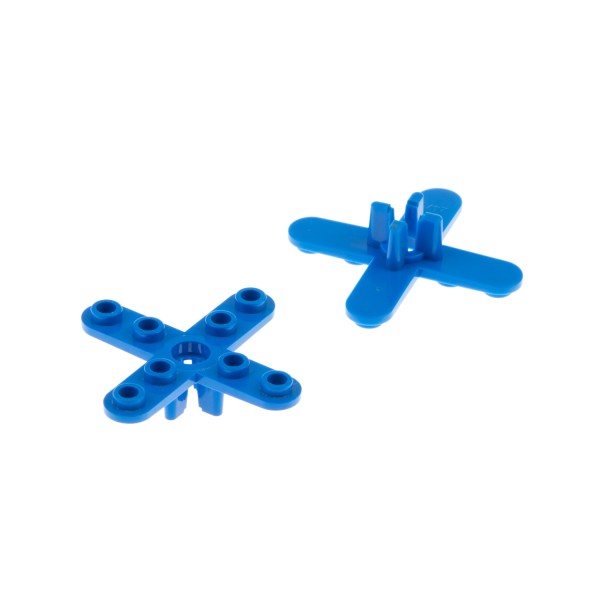 2x Lego Rotor Blatt blau 4 Blätter 5 Durchmesser Ecken rund 4192952 2479