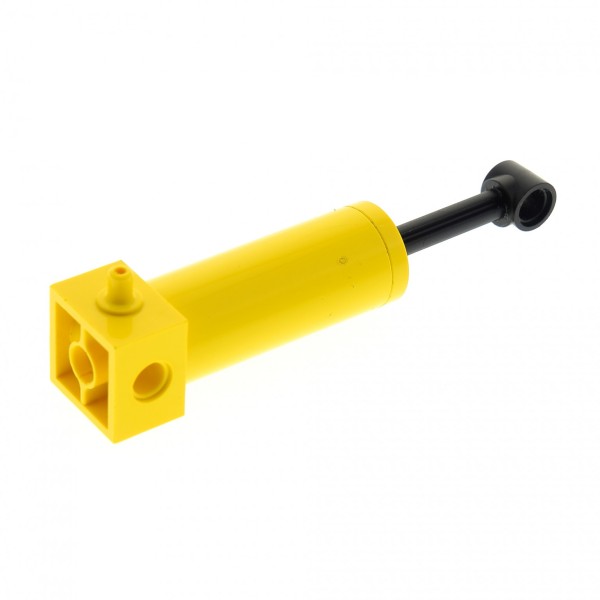 1 x Lego Technic Pneumatic Zylinder B-Ware abgenutzt gelb Technik Pumpe Kolben 48 mm Pneumatik geprüft 4688c01