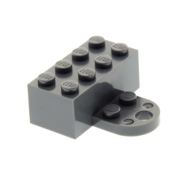 1x Lego Figur Stand Magnet 2x4 neu-dunkel grau für Mini Figuren 74188c01
