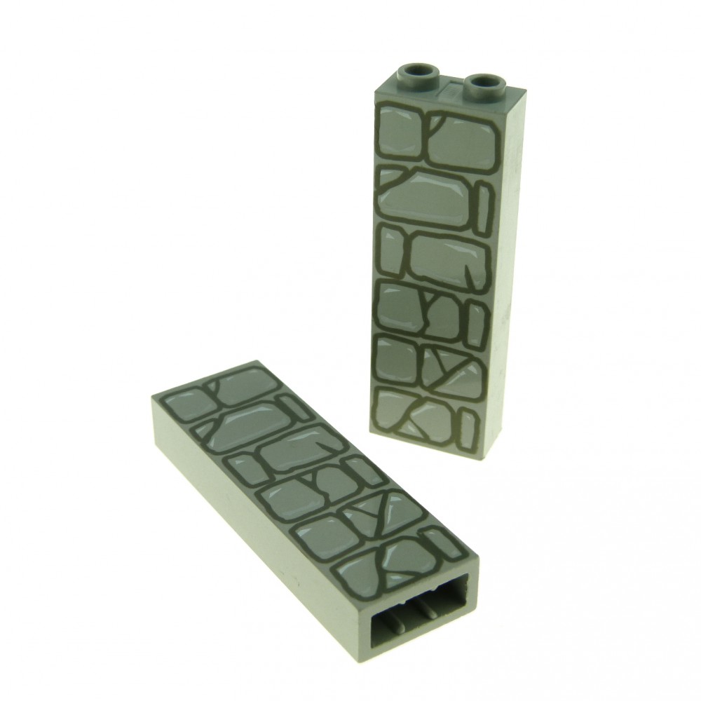 6x Lego Stütze neu-dunkel grau 1x2x5 Säule Pfeiler Wand Harry Potter 2454