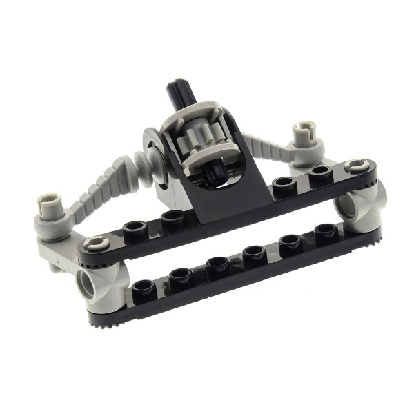 1 x Lego Technic Rad Lenk Achsen Rahmen Aufhängung schwarz Rad Verbinder Halter alt-hell grau Zahnrad Stange Lenkung 4261 2791 2790 2792