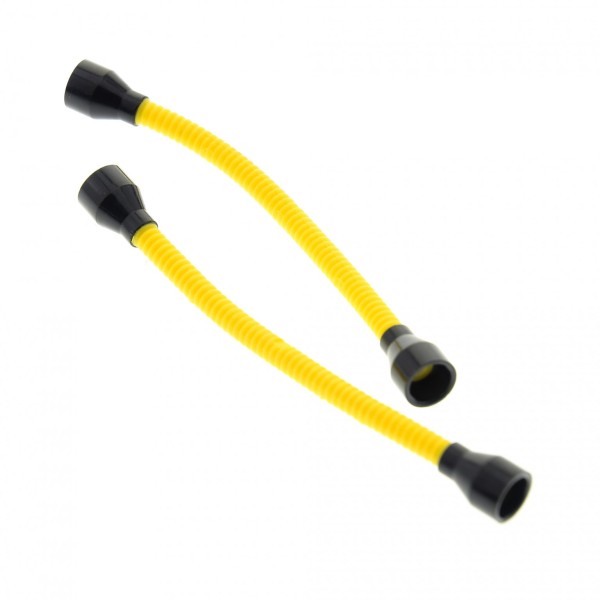 2x Lego Schlauch flexibel 8.5L gelb Verbinder schwarz fest 4540891 73590c03b