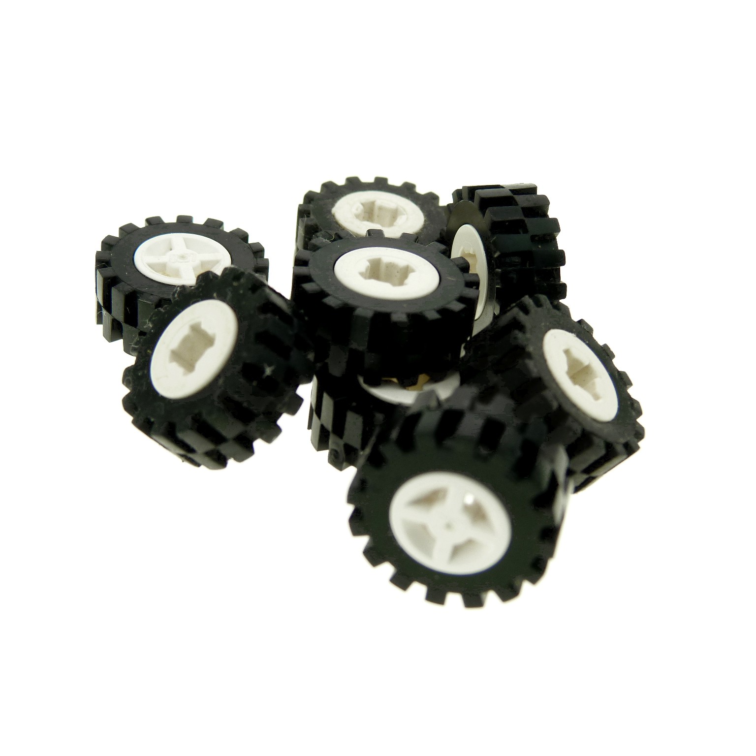 4 X LEGO System Rad Old Speichen Felge rot reifen schwarz Räder weich glatt Auto for sale online