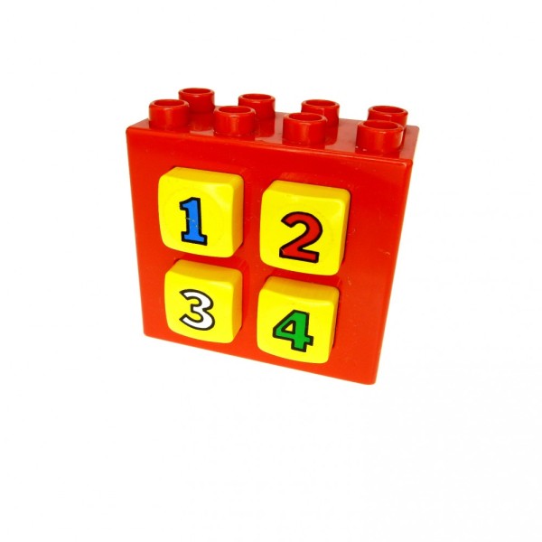 1x Lego Duplo Primo Baby Telefon rot gelb Zahlen Drücken Ton dupphonec01